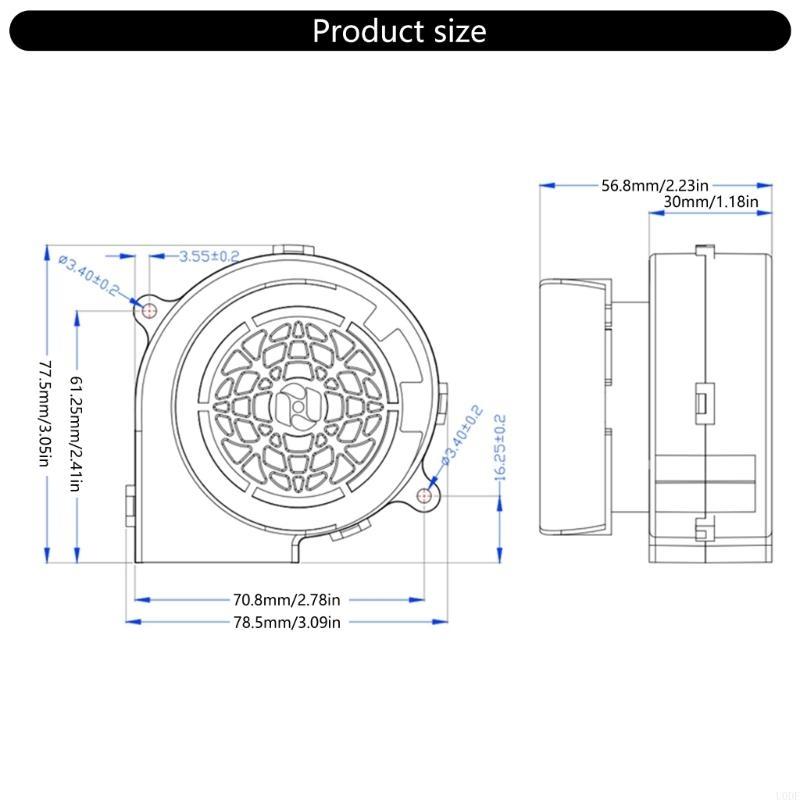 Inflatable Air Blower Reusable Replacement Fan Blower Brushless Fan Blower For Outdoor Holiday Yard Inflatables Decors