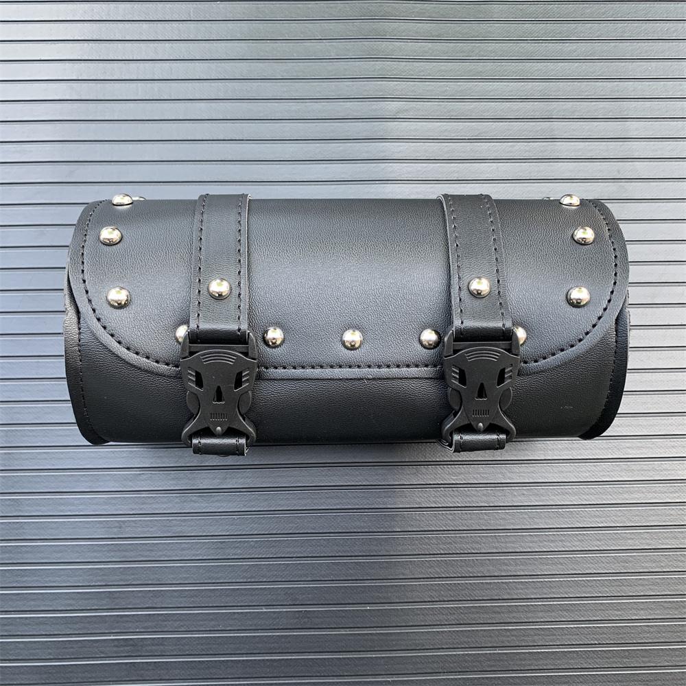 

Мотоциклетная сумка для инструментов из искусственной кожи, винтажная, седельная сумка, круглая, седельная сумка для инструментов для Harley Honda Suzuki Yamaha