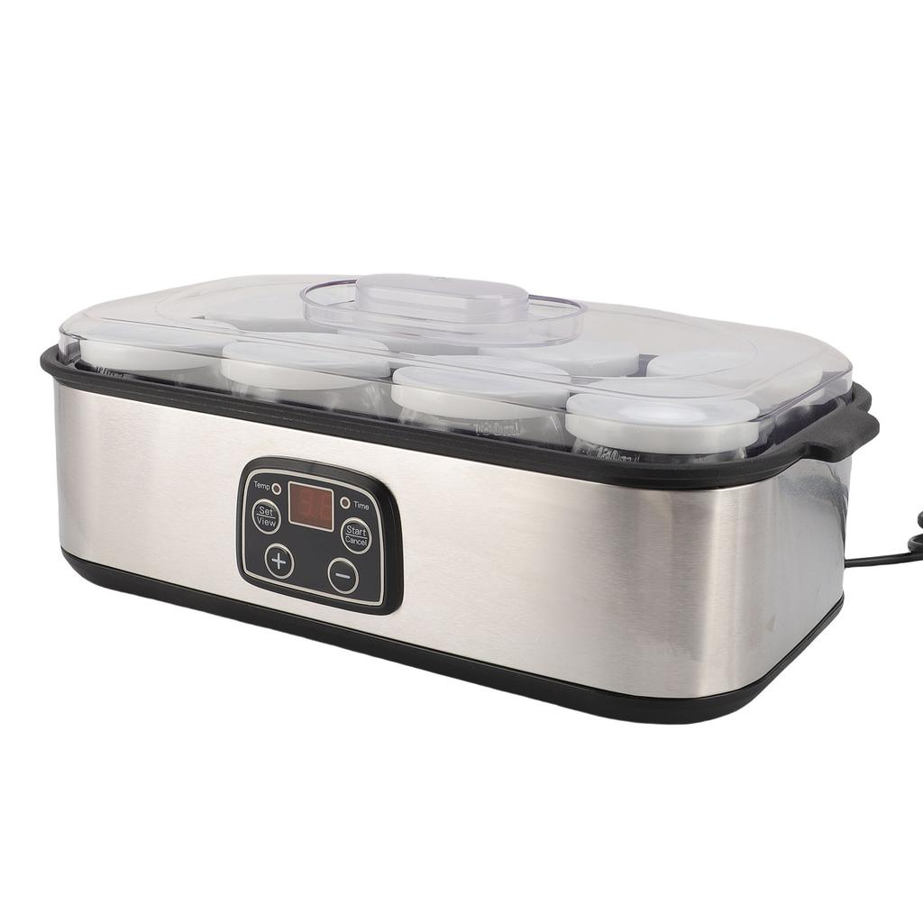 Yogurt Maker Machine Automatic with Adjustable Temperature Time Control LCD Display for Milkshake Jam Ice Cream Pudding