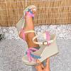 Fashion Casual Party Shoes High Heeled Sandals Women's Wedge Sandals Platform 2025 New Summer Shoes Fashion Heels Gladiator Sandal