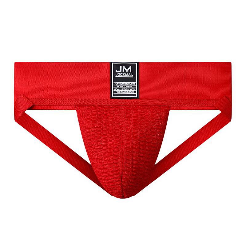 Jockstraps JOCKMAIL Brand 2.76-inch Wide Waistband Fashion Low Waist Sexy Men's Thong Underpants