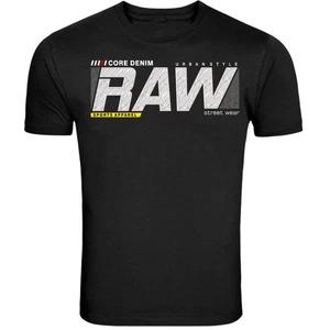 Raw Streetwear Urban Style T-Shirt - Core Denim Sports Apparel