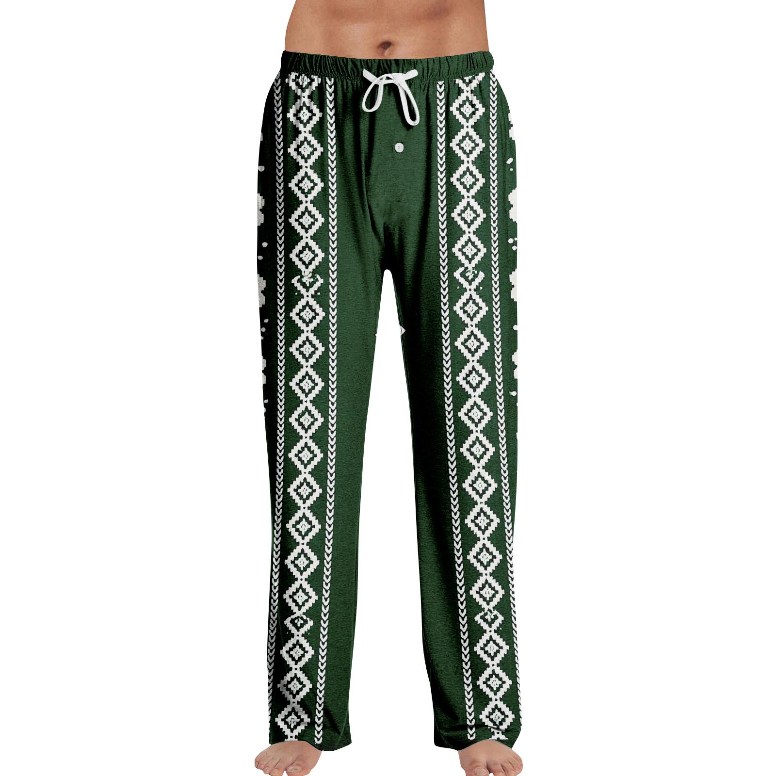 

Мужская ул.. Домашние брюки для сна с принтом ко Дню Святого Патрика XXL