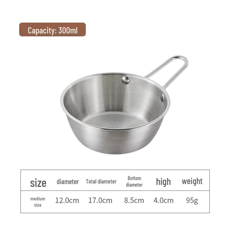 ZISIZ Stainless Steel Sierra Bowl