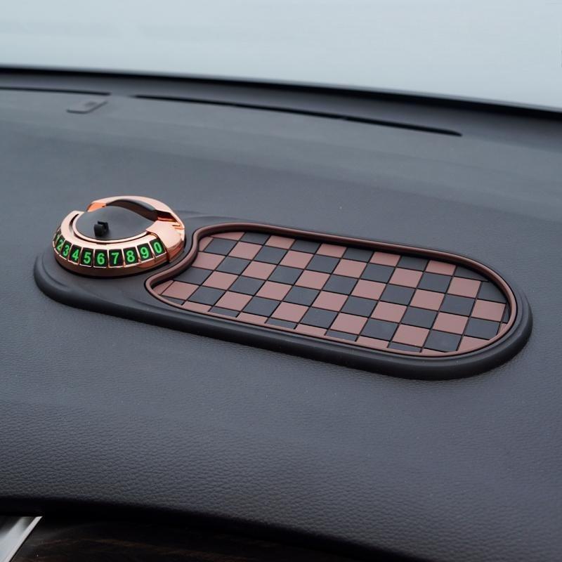 Anti Slip Phone Mat for Car 360 Degree Rotatable Phone Holder Multifunction Interior Accessories Cellphone Automobile Cradle Pad