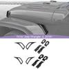 Car Hood Ornament Fender Air Vent Decoration Protective Cover For Jeep Wrangler JL JT Gladiator 2018 Up Car Exterior Accessories