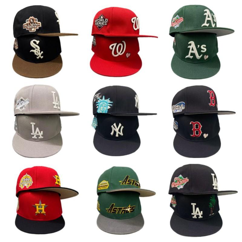 PouChangAnFo Embroidered Baseball Cap Unisex Hip Hop Flat Brim Sun Hat