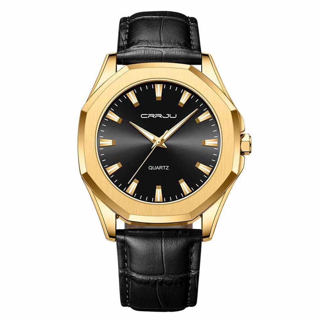 Vanntett lysende løpevekkerklokke for menn