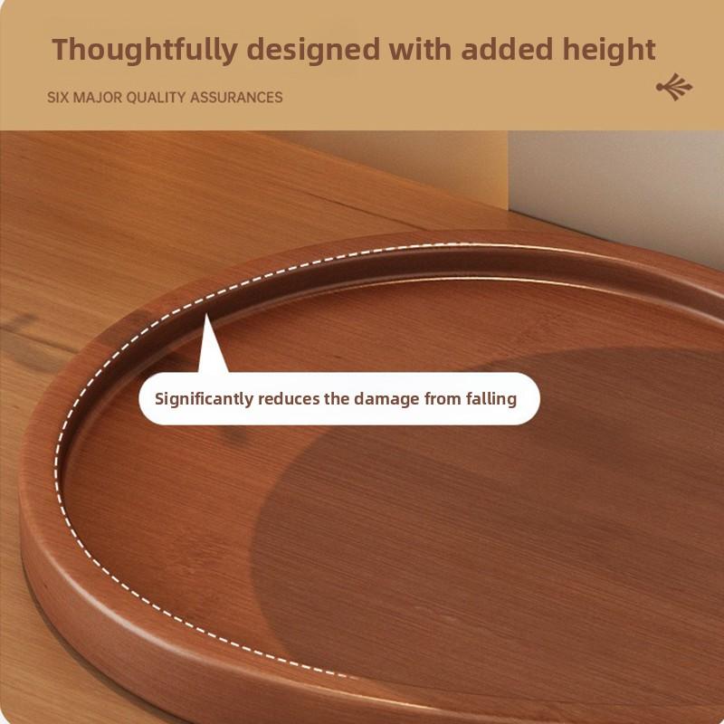 Cosmetics Storage Box Desktop Premium Solid Wood Tray Multi-layer Storage Perfume Dresser Skin Care Product Shelf