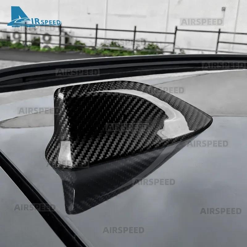 Real Hard Carbon Fiber Car Antenna Shark Fin Cover For Toyota GR Yaris/Yaris Cross 2024 Sticker Accessories