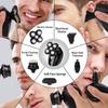 4D Head Shavers for Bald Men 5-in-1 Rechargeable Waterproof Wet Dry Bald Head Shavers Beard Contour Hairdressing Beauty Kit