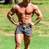 Muscleguys Strand Badeshorts Jogginghose Fitness Stiching Sport Kordelzug Shorts Sommer Unterwäsche Lässig Herren Outdoor-Bekleidung