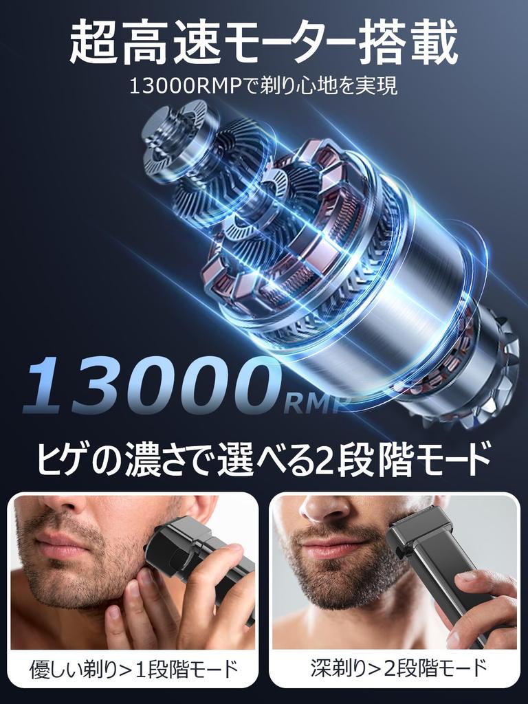 Innovative AI AI Electric Reciprocating IPX7 Close Suitable for Shaving in the LCD Battery Level Lock 2 Speeds [2025 Shaver] Shaver, Waterproof,