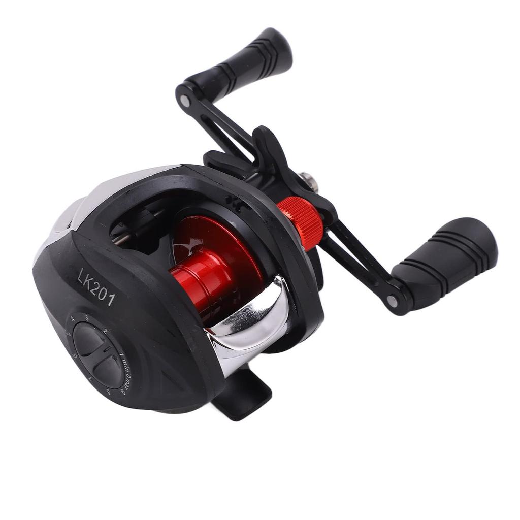 Waterproof Drag Casting Reel with Magnetic Double Sealed Bearings for Outdoor Use 17.6LB Brake, 18+1BB
