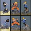 Super Saiyan Gk Figure Future Warrior Goku Vs Android 17 18 Battle Scene Resin Statue Boxed Collectible For Anime Collectors