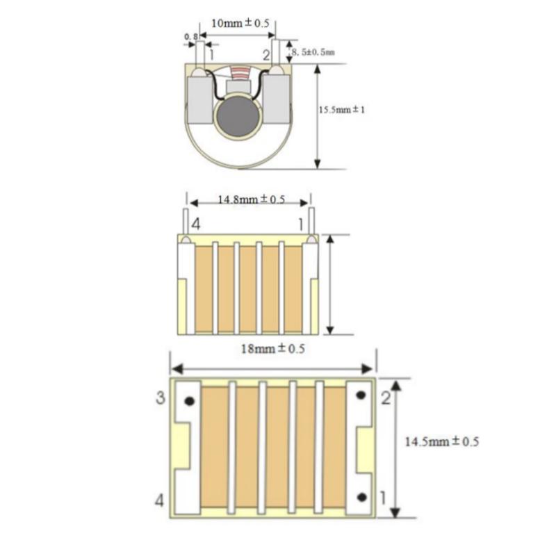 20Kv High Frequency High Voltage Transformer Ignition Coil Generator Inverter Boost Spark Arc Ignition Coil Module For Igniter
