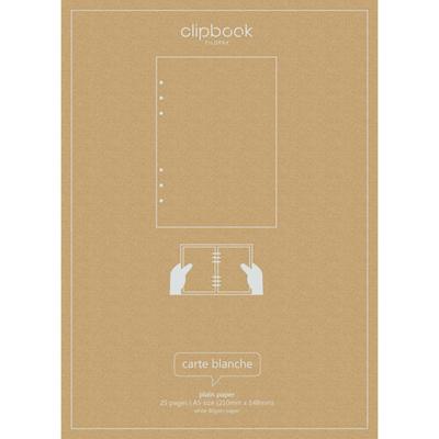 Filofax Filofax A5 Clipbook Refill 25pk (Plain)
