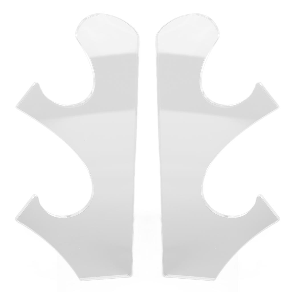 1 Paar/Satz Mehrschichtiges Vintage Schwertständer-Rack Bruchfestes Acryl Schwertständer Transparent