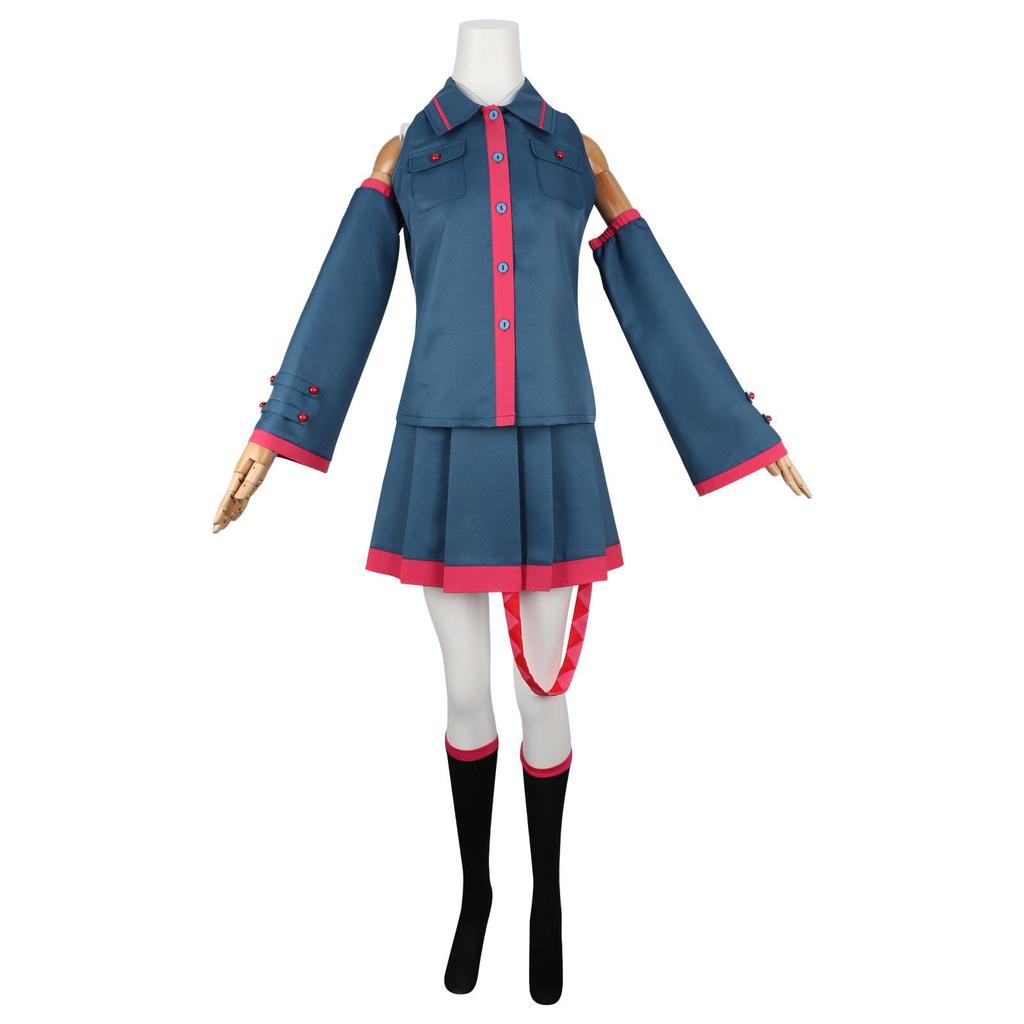 First Cause Blue Uniform Cosplay Set for Women - Heavy Tone Anime Game Costume