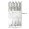 Expanding Sewing Gauge, Expandable Sewing Gauge Button Guide Equal Space Divider for Quilting Craft Pleat Button Spacer