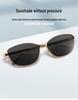 2025 Retro Metal Sunglasses for Men & Women - European & American Fashion, Versatile for Bare Face