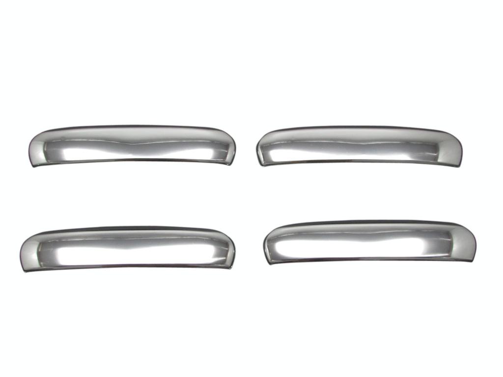 BRIGHTZ Mirage Chrome Door Handle Set Part Number 13835 A05A/A03A Covers, 4-Piece [DHC-NOBU-248-4PC],