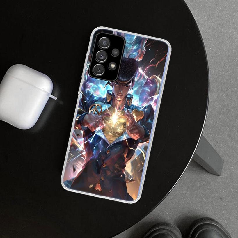 JoJo Adventure Higashikata Josuke Phone Case Cover for Samsung Galaxy A12 A22 A32 A52 A72 A02S A51 A50S A31 A20S A10S Note 20 Ul