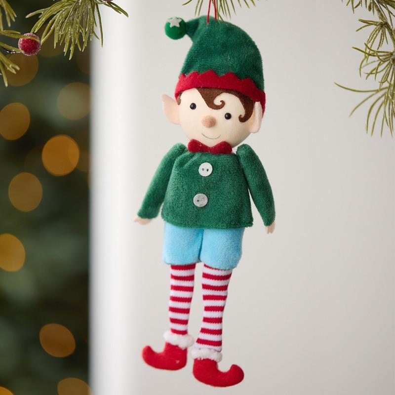 Süßer Elf-Puppe-Anhänger im Ins-Stil Weihnachtsbaum-Anhänger Weihnachtsdekorationszubehör