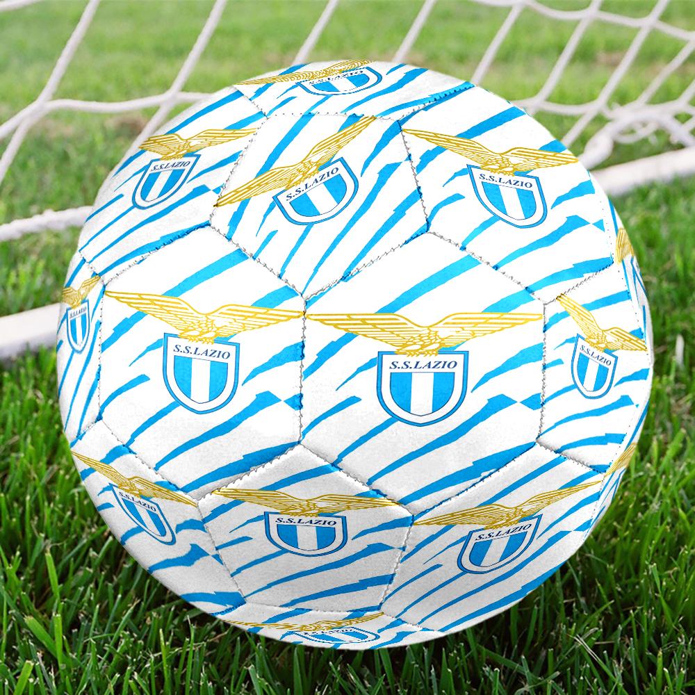 Lazio Football Club Emblem Size 5 Soccer Ball,Indoor/Outdoor Suitable for Training Matches Tournaments Practice Games Perfect Gift for Fan