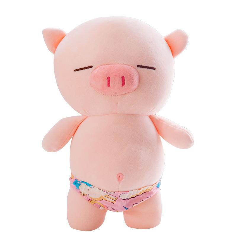 Same Style Beach Swimming Trunk Pig Pig Doll Street Stall Plush Toy Soft Rag Doll Doll