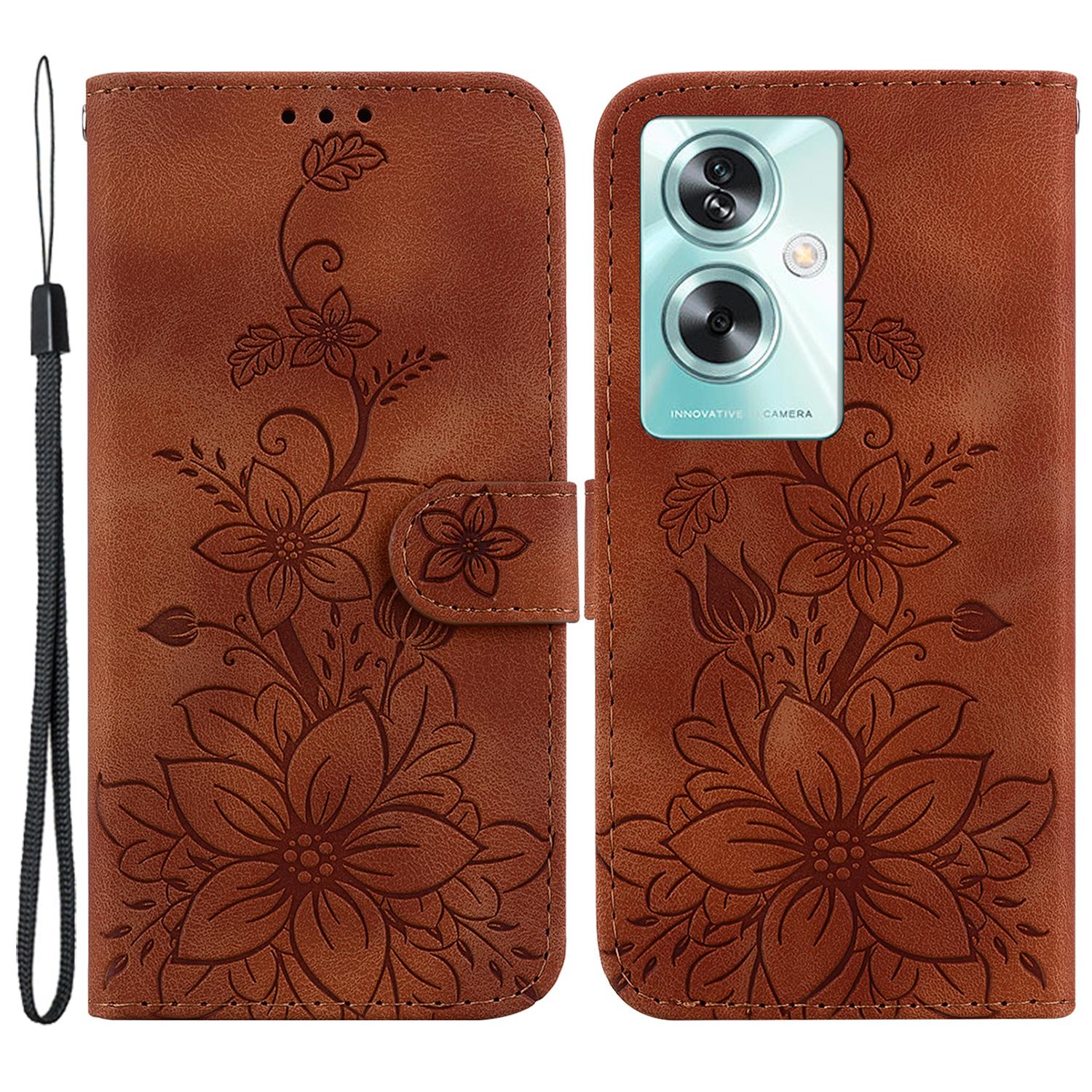 

For Oppo A79 5G/A2 5G Case PU Leather Wallet Stand Flip Phone Cover A