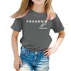 Toddler Girl Boy T-Shirts Kids Top Boys And Girls Printed Short Sleeved T-shirt 1-12Y Summ