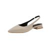 Fashion Luxury Elegant Fashion Patent Leather Pointed Toe Women Pumps Elegant Low Heels Sandals Casual Dress Street Style Shoes