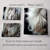 Majestic Lion Portrait. Bedding Duvet Cover Sets Duvet Covers Pillowcases Gifts (1 * Duvet Cover 2 * Pillowcases, Without Duvet Insert)
