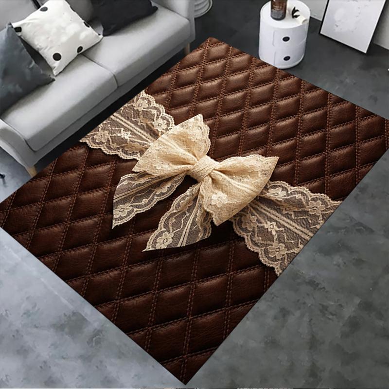 

2025 New Gorgeous Bow Carpet Rug for Living Room Bedroom Home Sofa Decoration,Kids play Non-slip Floor Mat42 40x60cm( 15x23in )