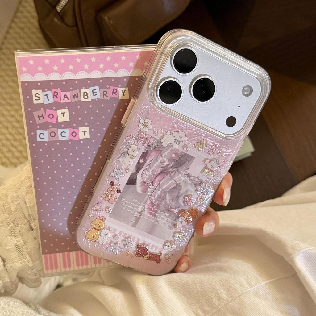 Cute Puppy Phone Case for iPhone 16, iPhone 17, and iPhone 17 Pro Max