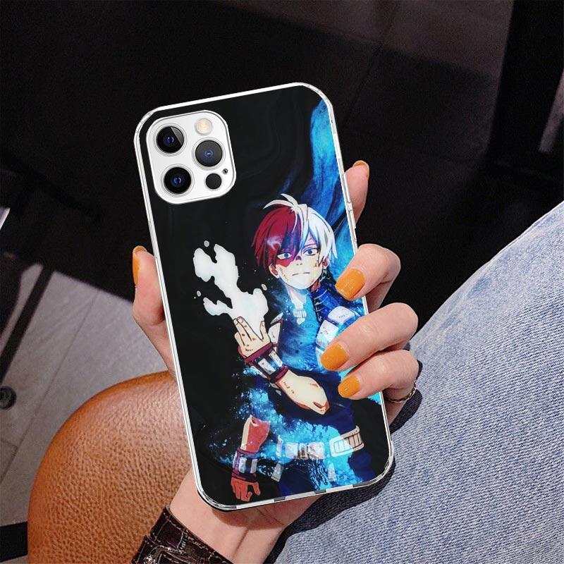 My Hero Todoroki Shoto Phone Case For iPhone 17 Air 16 Pro Max 16E 15 + 14 Plus 11 12 13 Mini 7 8 SE Gift Print Cover Fundas 17
