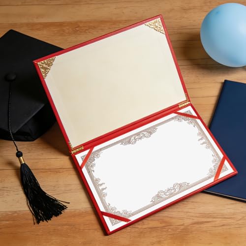 LIOOBO Certificate Paper, A4, 30-Sheet Set, Office Compatible, Vertical, A4 Size, Thick Paper, Printable and Writable, for Diplomas, Awards, Letters o