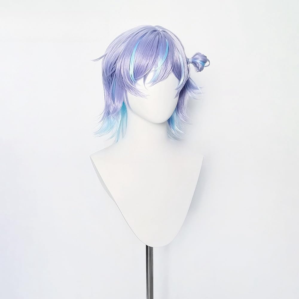 Hoshidou Shou Cosplay Harajuku Style Bob Updo Heat Hoshidou Punk Glossy New Doujinshi Festival Wig, Wig, Wig, Accessories, Resistant, Mixed, Men's