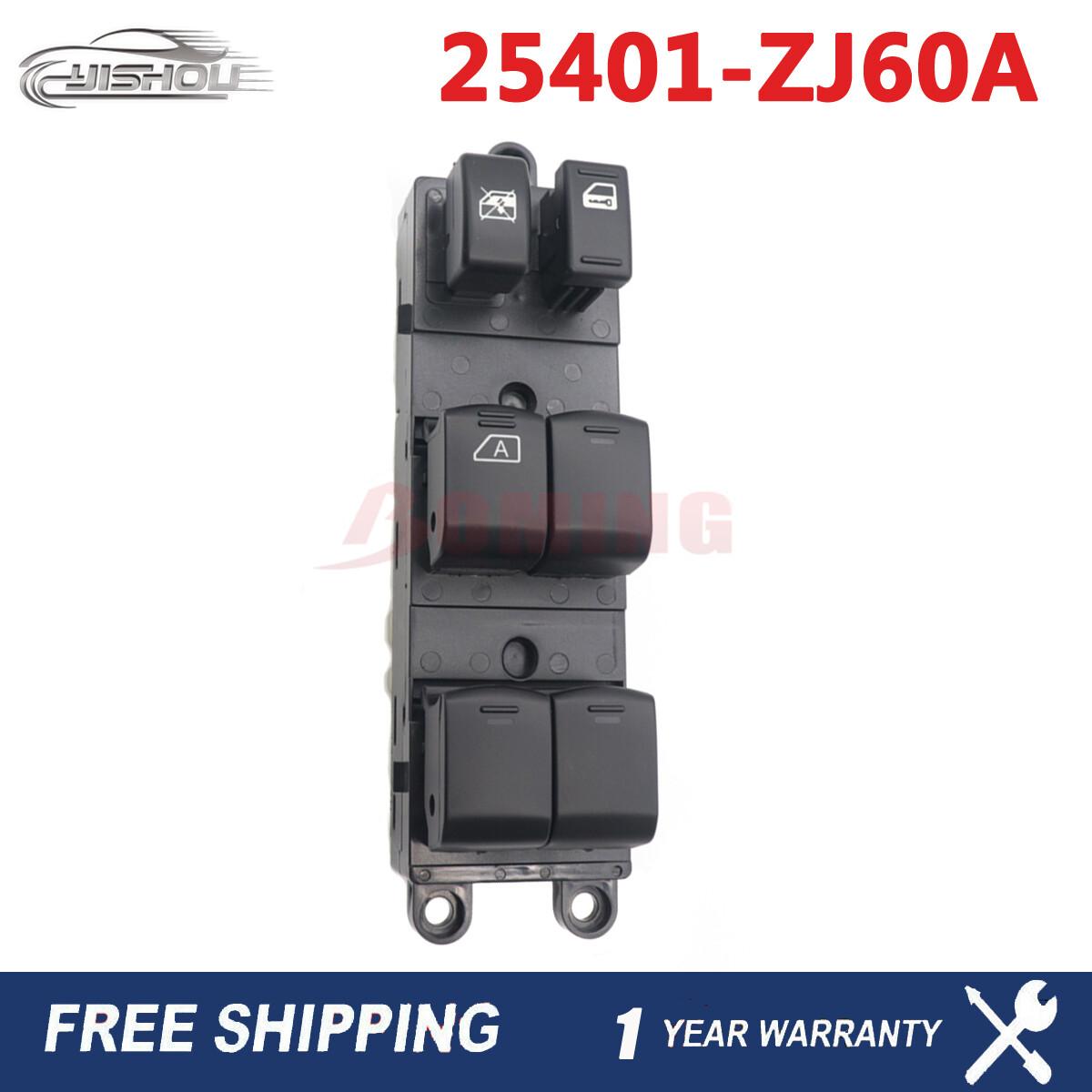 Master Power Window Switch 25401-ZJ60A For 2008-2012 Nissan Sentra 4-Door