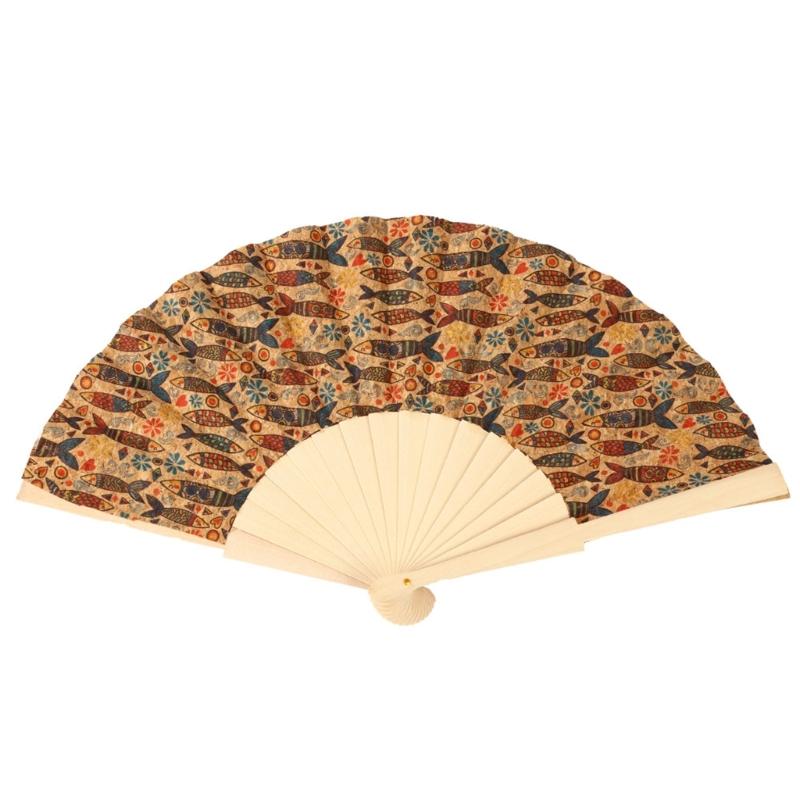 Складной ручной веер, Складные веера с принтом, Ручной складной веер в китайском стиле Кунг-фу, Декоративный складной веер для танцев, выступлений
