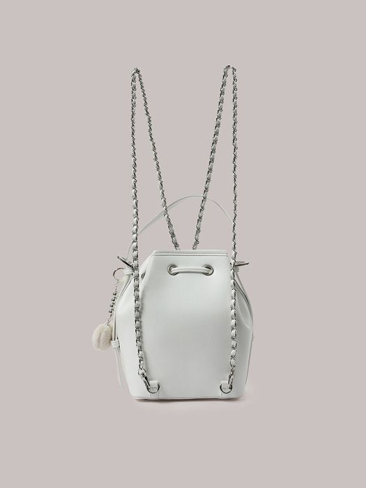 Laminez 2way Chain Bag - White