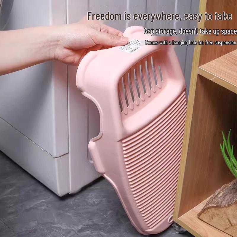 Compact Laundry Washboard - Ideal for Baby Clothes, Dorms, and Sock Washing