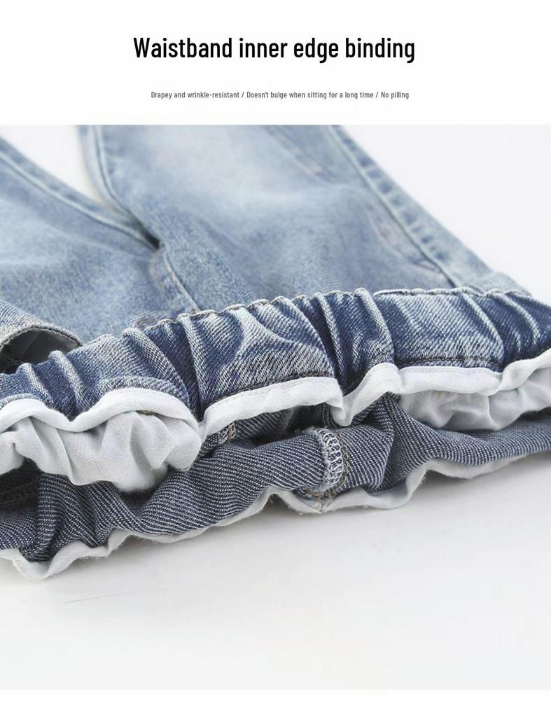 Zhongda Boys' Versatile Harem Pants - Super Soft, Stylish, Loose Fit Curved Design for Spring and Autumn