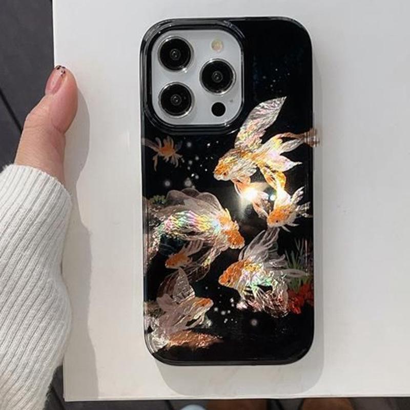 Luckly Koi Goldfish Fish Carp Girls Women Phone Case For Xiaomi 14T 13T Pro 14Tpro 11 Lite 5G NE Shockproof Bumper Fundas Cover