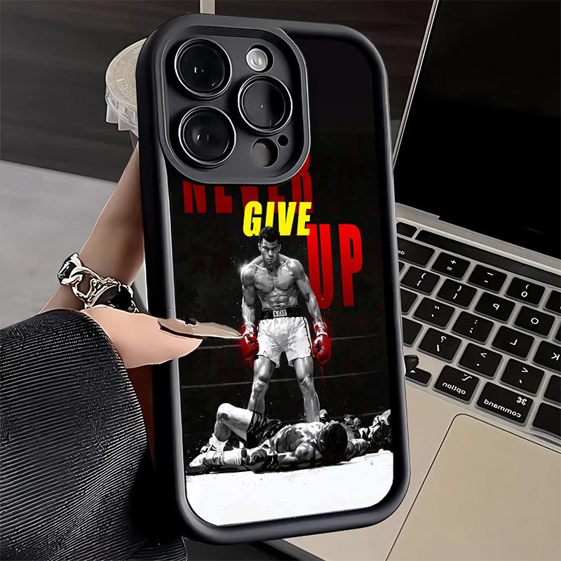 Phone Case for iPhone 17 Air 16E 15 16 Pro Max Mike Tyson Boxer Man Cover 14 Plus 13 12 Mini Soft Shell Silicone Fundas
