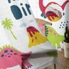 Cute Funny Dinosaur Sheer Curtains For Bedroom Living Room Tulle Curtains For Kitchen Window Voile Curtains
