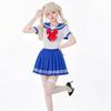Milky Time Uniforme de marin Sailor Moon pour femmes, Cosplay d'Halloween (Taille L)