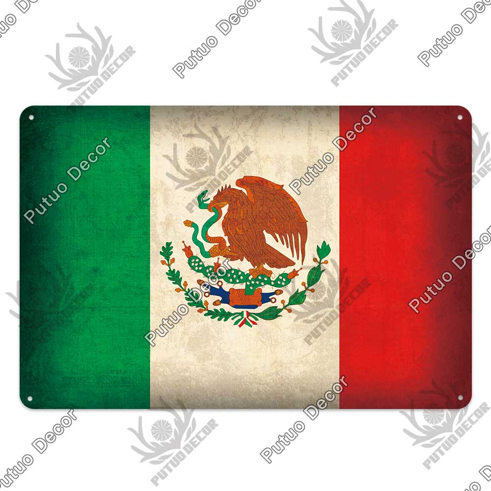 Dekorationsflagga Vintage Plakett Metallplatta Tennskylt Väggkonst Dekoration Affischer Man Cave Bar Pub Vardagsrum Hem Järnmålning