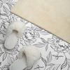 Printed Vinyl Panel Ready for Installation 120X60 Cm Floral Pattern with Leaves